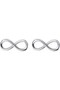 Silver Earrings 925 Large Infinity