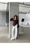 بلوزة إسبانية بأكمام متقاطعة مع تصميم مميز - 6