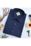 Classic Wide Cut Straight Long Sleeve Men's Shirt - 3