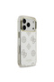 iPhone 17 Pro Compatible Case Licensed Glitter Peony Mirror Cover with Metal Camera Frame Silver - 4