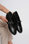 Women's Ballerina Flats for Daily and Special Occasions with Trok Detail and Buckle Detail Ballerina Shoes - 2
