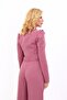 Men's Collared Drape Sleeve Short Jacket-Rose - 1057100 - 3