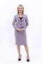 Shirt Collar Short Jacket & Plain Tight Skirt-Anthracite - 4