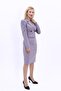 Shirt Collar Short Jacket & Plain Tight Skirt-Anthracite - 1057540 - 4