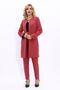 Zero Collar Plain Long Jacket & Narrow Leg Trousers - 1005510 - 4