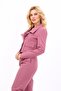 Shirt Collar Short Jacket-Rose - 1055100 - 4