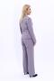 Men's Lapel Single Button Classic Jacket & Wide Leg Trousers-Anthracite - 1045520 - 4