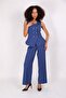 Aller Vest & Wide Leg Pants Set-Indigo - 1515520 - 5