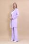 Shawl Collar Long Jacket & Spanish Flare Trousers-Violet - 1001530 - 5
