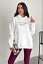 Women's South Korean City Printed Hooded Sweatshirt – Street & Cultural Style - 4