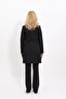 Shawl Collar Long Jacket & Spanish Flare Trousers-Black - 1001530 - 2