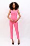 Buttoned Vest & Piped Leg Trousers Set-Pink - 1511510 - 8