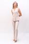 Long Classic Vest & Spanish Flare Pants Set - Beige - 1516530 - 7