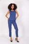 Buttoned Vest & Piped Leg Trousers Set - Indigo - 1511510 - 7