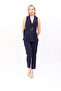 Belted Classic Vest & Trousers Set - Navy Blue - 1521510 - 6