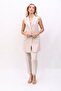Single Button Casual Vest & Trousers Set - Beige - 1519510 - 6