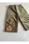 Velvet Children's Trousers with Teddy Bear Detail - 2
