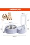 Sky-Touch Cat Dog Food Dish Bowl, Pet Food Dish Bowl And Auto Gravity Pet Water Dispenser, Cat Bowl Set For Small Medium Dogs And Cats - 4