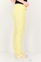 Women Regular Fit Mid Waist Solid Chino Pants, Pastel Yellow - 2