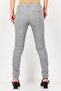 Women Cigarette Fit Grid Pattern Straight Leg Pants, Multicolor - 3