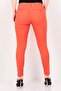 Women Cropped Fit Solid Chino Pants, Red - 3
