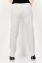 Women Cigarette Fit Heather Straight Leg Pants, Light Grey - 3