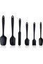 Set of 6 Fireproof Non-Stick Egg Brush Spoon Knife Spatula Set Kitchen Pastry Silicone - 3