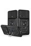 Camera protection case for Motorola Moto E20, E30, E40, Armor Ring, Lens Cover, Black