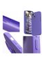 Husa din silicon pentru Apple iPhone 14, Interior Microfibra, Mov - 4