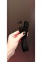 Black Fine Tooth Zipper 36X2 cm
