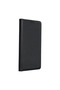 Leather Flip Case for Apple iPhone 15 Plus, Texture Design, Wallet Pocket, Black - 5