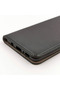 Leather Flip Case for Apple iPhone 15 Plus, Texture Design, Wallet Pocket, Black - 3
