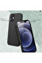 Θήκη σιλικόνης για iPhone 12 / iPhone 12 Pro, μαύρη - 3