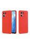 Silicone Case for OPPO Reno 7 4G, Microfiber, Camera Protection, Red - 6