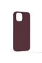 Husa Protectie Double Structure pentru iPhone 14, Microfibra, Visiniu Mat - 2