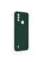 Silicone Case for Motorola E7 Power, Microfiber Interior and Camera Protection, Green - 3