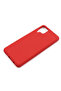 Hard TPU silicone case for Samsung Galaxy M22, Microfiber interior, Red - 2