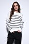 Stone Striped Knitwear Sweater