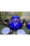 19. French kg Lunevillle Enamelwork Ceramic Coffee Set from the Late 20Th Century - 2