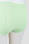Green Cotton High Waist Panties - 3