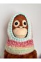 Baby Kids Hand Knitted Knitted Neck Collar Beanie Balaklava Blue Red White Mixed
