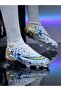Boys' Sock-Fitted Football Shoes with Spikes - 2