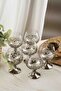 6-Pack Silver Drop Crystal Coffee Side 250ml - 4