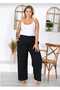 Women's Black Baggy Plus Size Sportswear Quality Loose Fit Stretchy Comfortable Fabric Sweatpants R