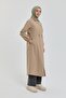 Drawstring Waist Accessory Detailed Cap Beige