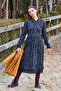 Button Detailed Lace Long Sleeve Dress - 3