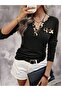 Women's Long Sleeve V-Neck Camisole Blouse, Stylish and Comfortable Design