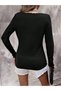 Women's Long Sleeve V-Neck Camisole Blouse, Stylish and Comfortable Design - 3