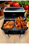 9L Air Fryer Dual Basket with Touch Screen, 2 Separate Baskets, Windows Glass Air Fryer (ME-AF976)(2600W) - 4