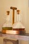 Borosilicate Glass and Bamboo Oil & Vinegar Bowl Set – Set of 2, with Natural Wood Stand, Stylish Design - 7